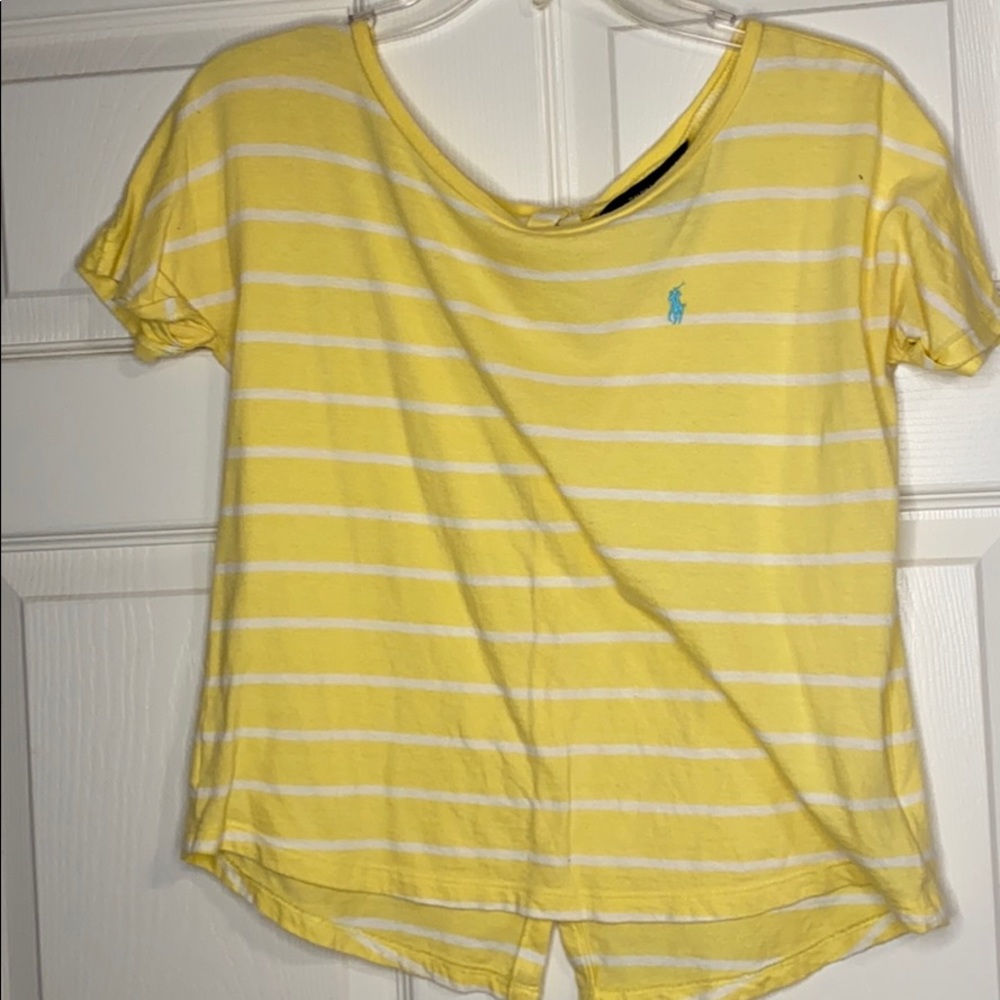Ralph Lauren Girl Button up in the back polo shirt